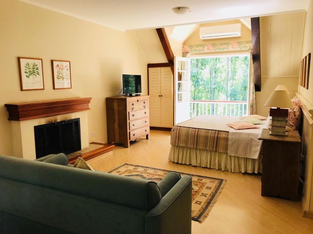 Recanto Da Paz Hotel Fazenda Atibaia Rom bilde